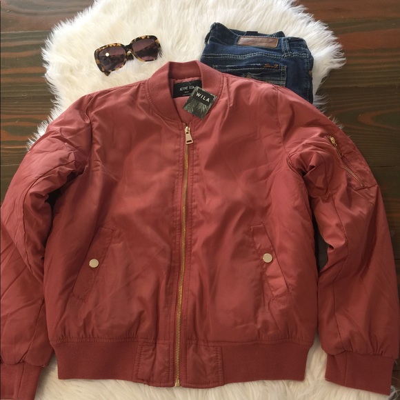 Silky Bomber Jacket - Picture 2 of 5